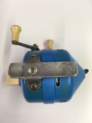 Zebco 204 Blue Reel Vintage Rare Old 3