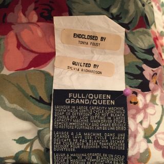 Rare HTF Old Stock Ralph Lauren ALLISON Queen/Full Comforter 6