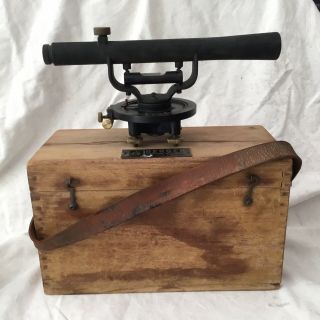 Vintage Berger Engineering Instruments Surveying Transit - Level 1g - 2251,