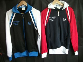 Two Vintage 1980s Mcenroe Sergio Tacchini Track Jackets