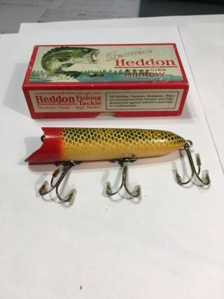 Heddon 2500 Lucky 13 Red Head Frog Scale And Box