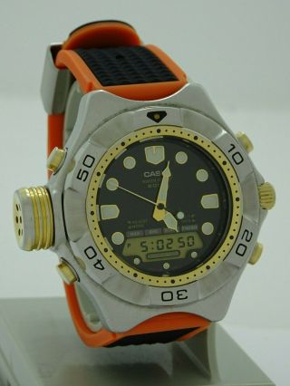 vintage casio log memory divers 200m watch ADP - 800 very rare japan k 2