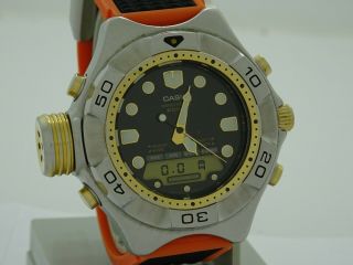 vintage casio log memory divers 200m watch ADP - 800 very rare japan k 3