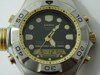 vintage casio log memory divers 200m watch ADP - 800 very rare japan k 4