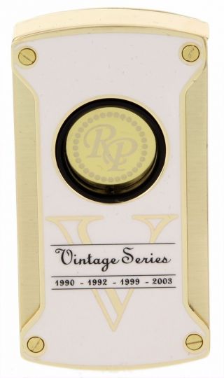 Rocky Patel White/gold Vintage Torch Cigar Lighter Lifetime