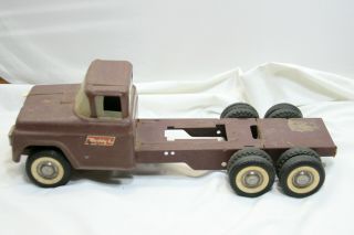 Vintage Metal Toys Buddy L Semi Truck Pressed Steel