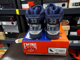 EWING PATRICK 33 HI size 8.  5 navy blue OG RETRO VINTAGE VTG Basketball NBA vnds 4
