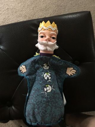 Vintage King Friday Hand Puppet From Popular Pbs Series Mr Rodgers Neighborhood
