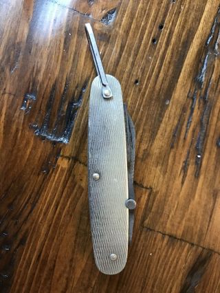 Very Early 1940s Wwii Stevenson Us Army Pocket Knife Rare