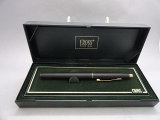 Cross Vintage Classic Century 2506 - M Black Fountain Pen Made In Usa