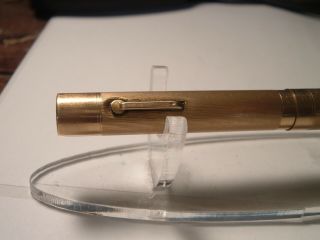 Antique Stunning 1920s vintage Art Deco Wahl Gold Fountain Pen No 3 Nib 3