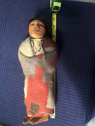 Antique Mary Frances Woods Indian Native American Doll Male 1920 