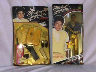 Vtg Michael Jackson Doll 1984 American Music Awards Bonus Human Nature Ou