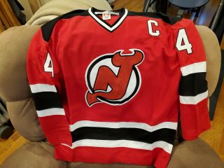 (bnwt) 2017 Jersey Devils Red 4 Scott Stevens Vintage Jersey (sz.  52)