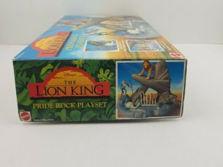 Vintage Mattel Lion King Pride Rock Playset 100 Complete  6