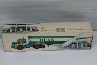 Rare Vintage 1972 1974 Hess Truck Tank Trailer Pre - Owned