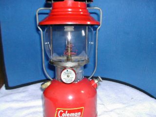 Vintage Coleman 200a Lantern Dated 2 - 61.