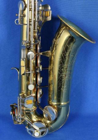 Vintage Conn Shooting Star Alto Saxophone Sax Woodwind Instrument w/ Case 3