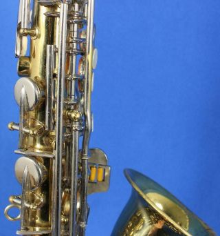 Vintage Conn Shooting Star Alto Saxophone Sax Woodwind Instrument w/ Case 7