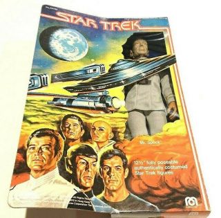 Vintage 1979 Mego Star Trek The Motion Picture Mr.  Spock 12 Inch Figure