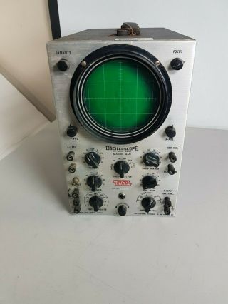 Vintage Eico Oscilloscope Dc - Wide Band 460 Only Power Does Not Power On