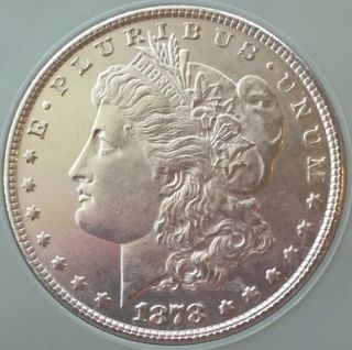 Rare 8tf 1878 P Morgan Silver Dollar 8 Tail Feathers Estate Unc Bu