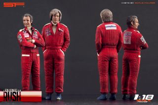 1:18 Niki Lauda & James Hunt VERY RARE figurines NO CARS for RUSH cars 2