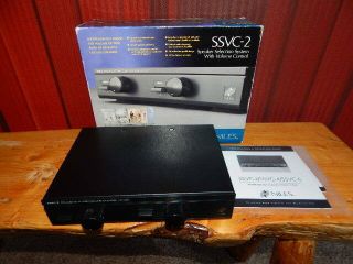 Vintage 2004 Niles Ssvc - 2 Speaker Selector Volume Control System