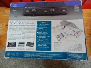 Vintage 2004 Niles SSVC - 2 Speaker Selector Volume Control System 3