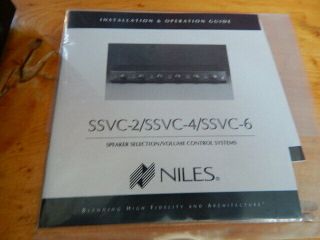 Vintage 2004 Niles SSVC - 2 Speaker Selector Volume Control System 4