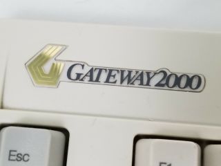 Gateway 2000 Keyboard PS/2 Connection Vintage 1998 2