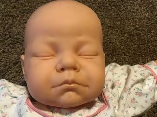 21 " Vintage Berjusa Sleeping Baby Doll Cloth Body Born Life Like