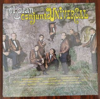 El Gran Conjunto Universal In Shrink 1968 Lp Rare W/ Signed Letter From Band Mgr