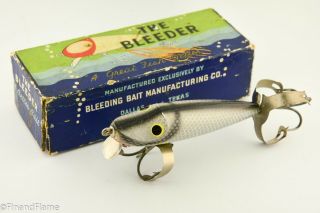 Vintage Texas Made Bleeder Baits Model BPS 100 w Papers ST12 2
