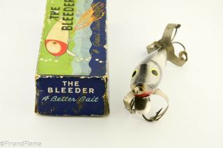 Vintage Texas Made Bleeder Baits Model BPS 100 w Papers ST12 3