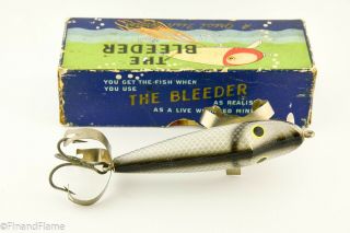 Vintage Texas Made Bleeder Baits Model BPS 100 w Papers ST12 5