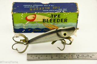 Vintage Texas Made Bleeder Baits Model BPS 100 w Papers ST12 6