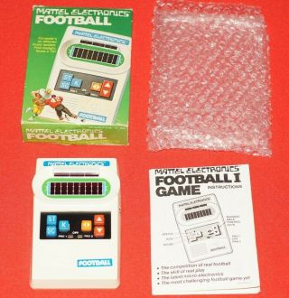 Vintage 1977 Mattel Electronics Handheld Football Game 2024