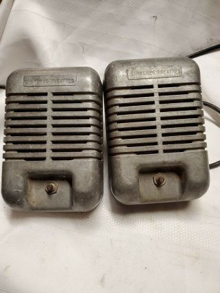 Vintage Drive In Speakers