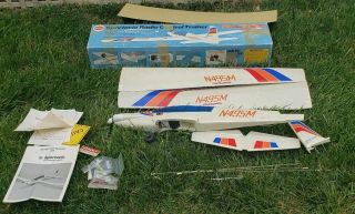 Cox Sportavia Radio Control Trainer 1978 Rc Plane Vintage 70 " Wingspan