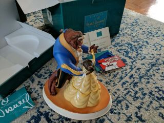 WDCC “Tale As Old As Time” RARE BEAUTY & THE BEAST w/COA WITH BASE 3