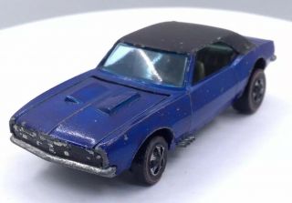 Vintage Hotwheels - Custom Camaro - Blue (t31)