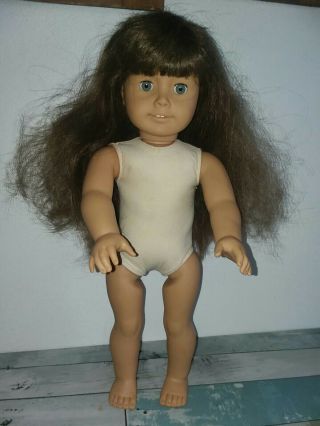 Vtg American Girl Pleasant Company Doll White Body 18 "