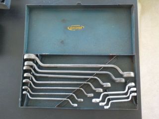 Vintage Craftsman Rare Complete 1939 - 1940 45 Degree Offset Box End Wrench Set