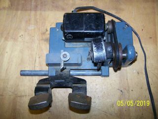 Small Vintage Ilco Locksmith Key Duplicating Machine,  Runs Needs Belt 2