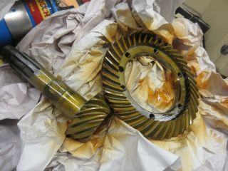 Mg Midget Austin Healey Bugeye Sprite Differential Ring And Pinion 3.  70 Rare