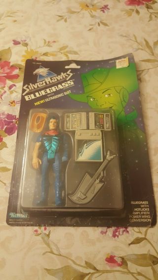Silverhawks Vintage 1987 Kenner Bluegrass With Ultrasonic Suit Action Figure Inc