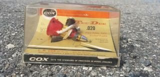 Rare Vintage Cox Tee Dee.  020 Front Rotary Valve Contest Model Airplane Engine