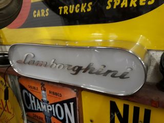 Lamborghini,  Countach,  Old,  Garage,  Workshop,  Mancave,  Light Up,  Sign,  Vintage,  Display
