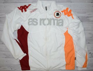 As Roma Football Training Football Top Jacket Kappa Vintage Size Xxl